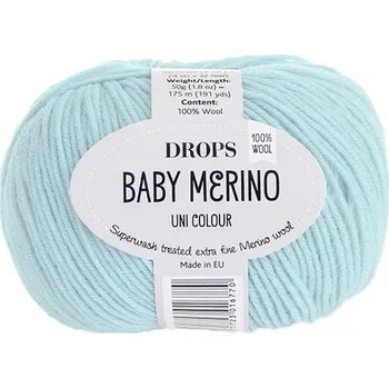 Příze Příze DROPS Baby merino uni color 53 - pastelová modrá