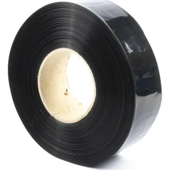 Stavební fólie Černá smršťovací PVC fólie 2:1 šíře 30mm, průměr 18mm