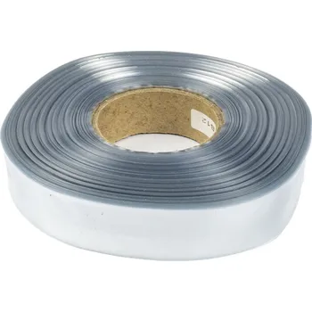 Stavební fólie Transparentní smršťovací PVC fólie 2:1 šíře 35mm, průměr 21mm