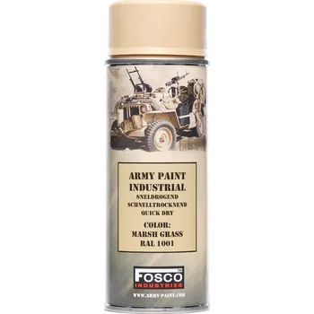 Barva ve spreji FOSCO Barva ve spreji ARMY marsh grass 400ml RAL 1001