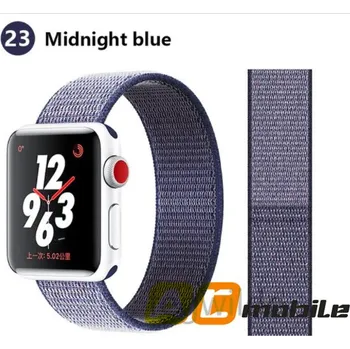 Příslušenství k chytrým hodinkám Nylonový Pásek Pro Apple Watch 38/40/41 Mm Možnosti: Midnight Blue