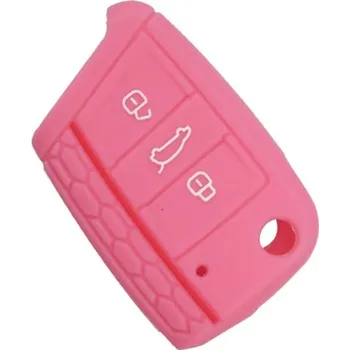 Autoklíč Obal na klíče Škoda Octavia III od roku 2012 Pink
