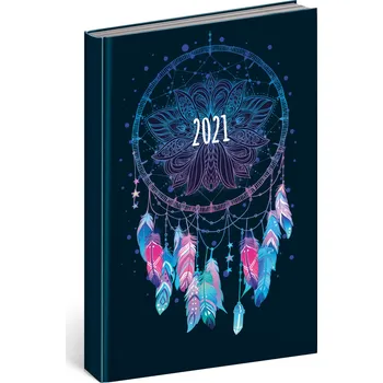 Diář Presco Group Cambio Fun 15 × 21 cm denní 2021, lapač snů