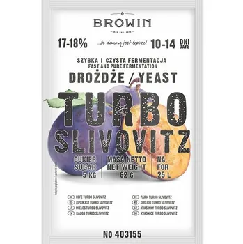 Droždí Browin Turbo Slivovitz 62 g