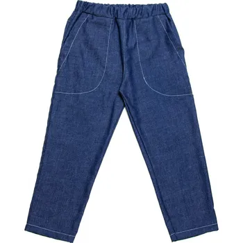 BettyMode Kalhoty letní "Denim - tm. modrá" Velikost: 104