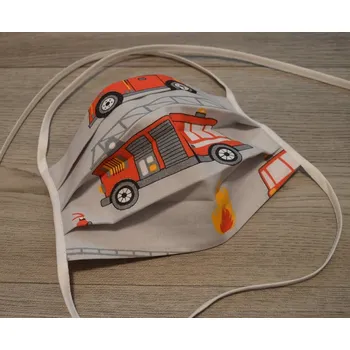 rouška Šatoli.cz Dvouvrstvá bavlněná rouška - Hasiči