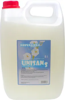 Mýdlo Unisans Konvalinka antimikrobiální tekuté mýdlo 5 l