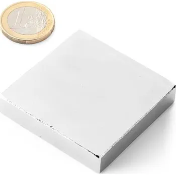 Dekorativní magnet Neodymový magnet kvádr 50 × 50 × 10 mm, síla 43 kg