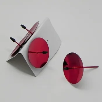 Vánoční dekorace Bodce kov S/4 pr.5cm červená (803013.33)