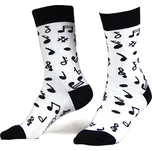 HEDVA ČESKÝ BROKÁT Ponožky Hopky noty Velikost: 35-38