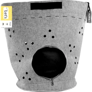 Pelíšek pro psa Let's Travel kukaň přenosná - šedá