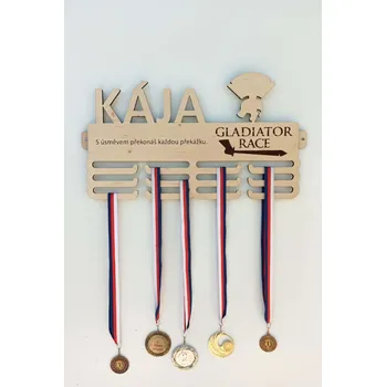 MAJADESIGN Věšák na medaile na míru Provedení: Přírodní dřevo