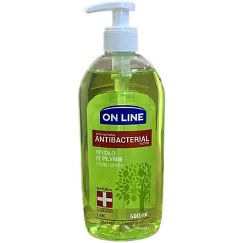 Mýdlo On Line Lime tekuté antibakteriální mýdlo 500 ml