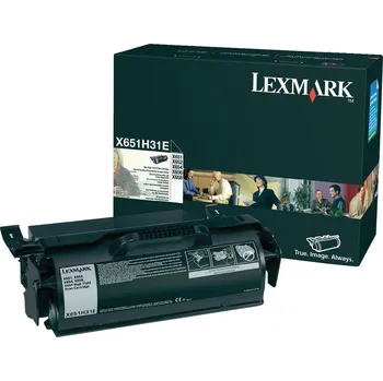 Počítač Toner Lexmark X651H31E, X651, X652, X654, X656, X658, black, originál