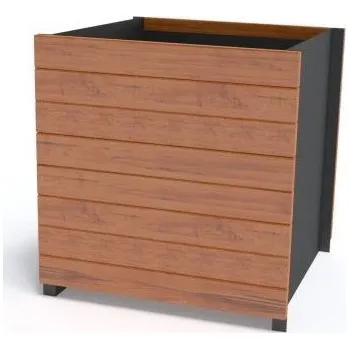 Květináč Venkovní květináč Green - Kaštan, Kovářská čerň