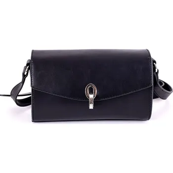 Kabelka Dámská pevnější crossbody kabelka David Jones 6433-1 černá | KabelkyproVas.cz