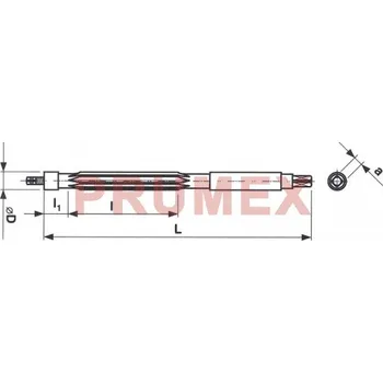 Výstružník Výstružník ruční rozpínací HCS, 221421, 12 mm