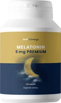 Přípravek na podporu paměti a spánku MOVit Energy Melatonin 5 mg Premium 100 tbl.