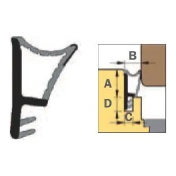 Příslušenství k oknu MACO L 5110 Přídavné nalehávkové těsnění, béžové