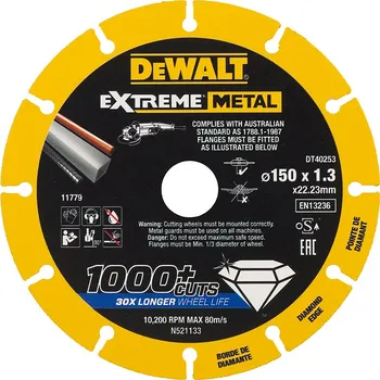 Řezný kotouč DeWALT Extreme Metal DT40253