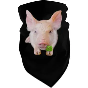 Nákrčník Nákrčník/bandana s potiskem Prase čtyřlístek