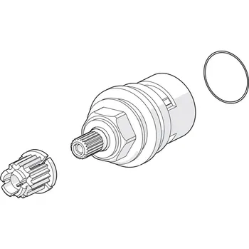 Vodovodní baterie Náhradní vršek G3/4 k umyvadlové podomítkové baterii, pravý 59912164