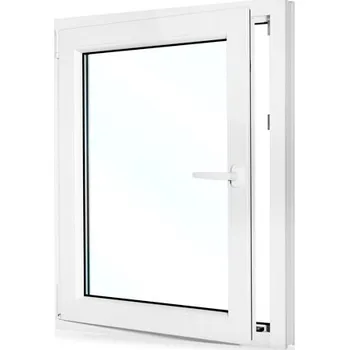 Okno SkladOken.cz 80x100 cm Bílá L 80x100 cm
