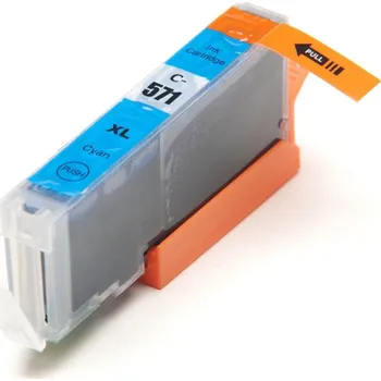 Inkoustová náplň pro Canon Pixma TS 6050 kompatibilní - barva azurová - cyan