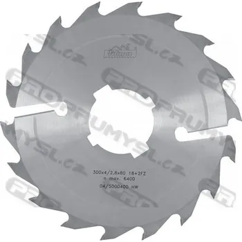 Pilový kotouč Pilový kotouč pro řezání dřeva s SK, rozmítací, 225394, 350x4x75 mm FZ-20+2 Z