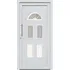 Vchodové dveře Vidaxl 279250 88/208/24 P bílé