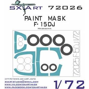 Plastikový model SX-ART 1/72 F-15DJ Painting Mask (HAS)