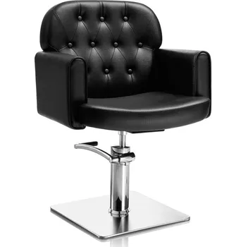 Křeslo Xanitalia Křeslo HAIR LIBERTY hydraulika s brzdou, koženka černá Báze: Čtverec