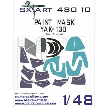 Plastikový model SX-ART 1/48 Yak-130 Painting Mask (ZVE)
