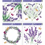 Anděl Přerov Okenní fólie Levandule 30 x 30 cm 4 ks