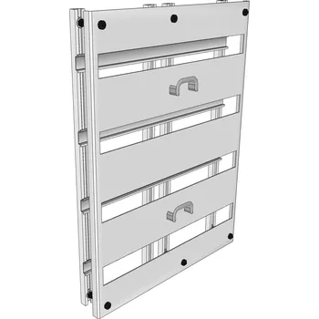 Rozvaděč Elektroměrový rozvaděč ELPLAST-KPZ Rošt 4.x.3 4x24 modulů s krytem IP20 (3D)