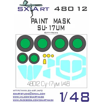 Plastikový model SX-ART 1/48 Su-17UB Painting Mask (KITTYH)
