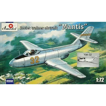 Plastikový model A model 1/72 Yak-32 'Mantis' Soviet trainer aircraft