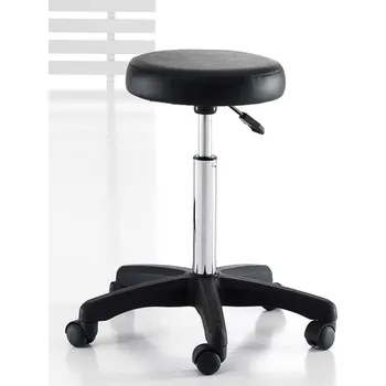 Taburet Xanitalia Taburet SMART BLACK bez opěrky, plast hvězdice Barva: Černá