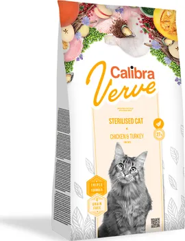 Krmivo pro kočku Calibra Verve Cat Adult Sterilised Chicken/Turkey