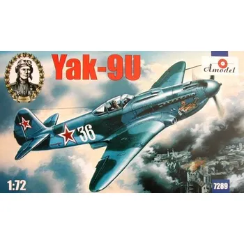 Plastikový model A model 1/72 Yak-9U