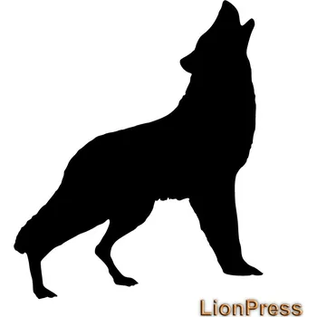 samolepka samolepka vlk 1 (silueta vlk )