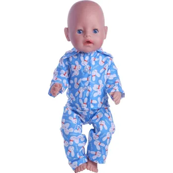 Oblečky pro American girl a Baby Born 43 cm Varianty: Pyžamo králíčci