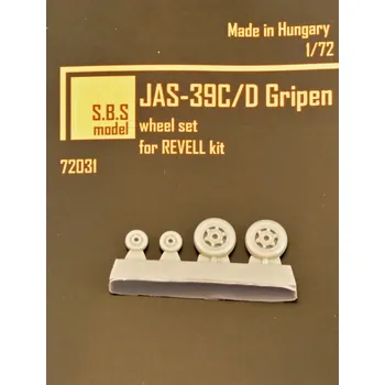 Plastikový model S.B.S model 1/72 JAS-39C/D Gripen - wheels set (REV)