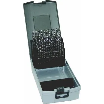 Vrták NÁSTROJE CZ Sada vrtáků 51 dílná, 1,00- 6,00x0,1mm S338RCZ001HSS, plastová krabička