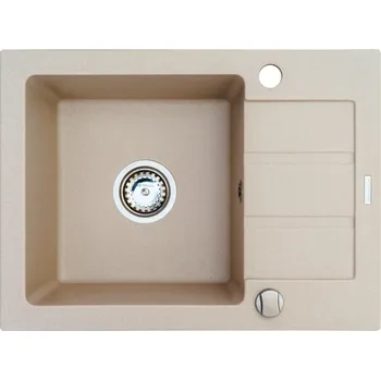 Granitový dřez Granitový dřez Pyramis ATHENA (62x44) 1B 1D béžová