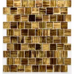 Skleněná mozaika zlatá 23x23mm