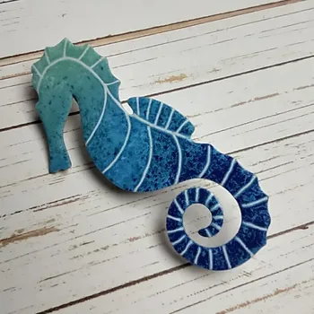 Brož Lucie Horáková Brož smaltovaná - mořský koník