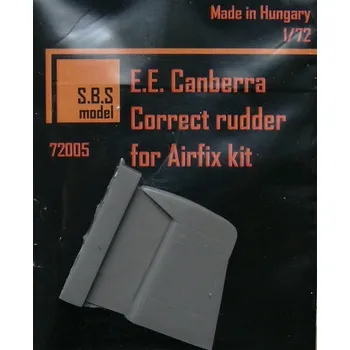 Plastikový model S.B.S model 1/72 E.E. Canberra - Correct rudder (AIRFIX)