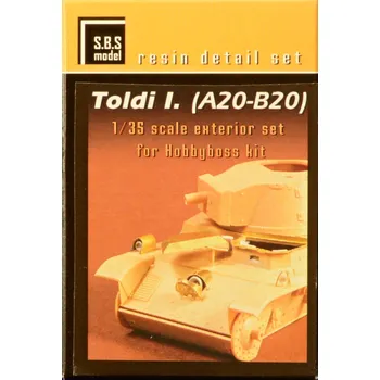 Plastikový model S.B.S model 1/35 Toldi I.(A20-B20) - exterior set (HOBBYB)
