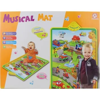 Hudební koberec s dopravními prostředky